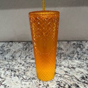 Orange ombré starbucks cup. Brand new condition